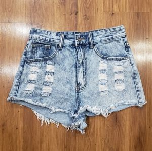 Shein jean shorts!